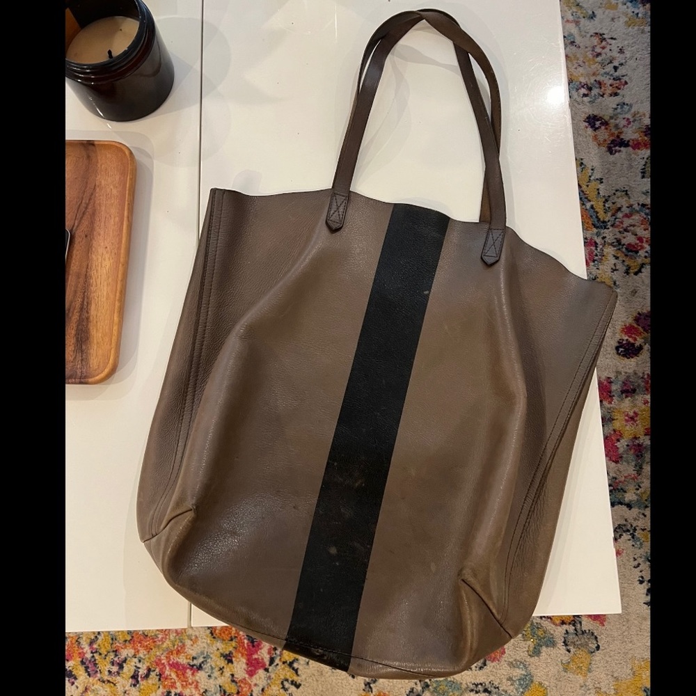 💼 Madewell Slouchy Leather Tote - Rare! 💼
